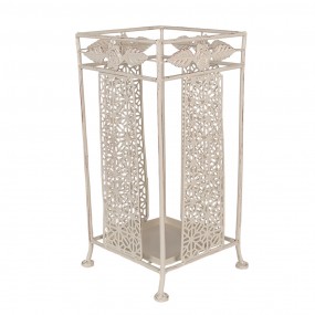 26Y5664 Umbrella Stand 24x24x49 cm White Metal Umbrella Holder