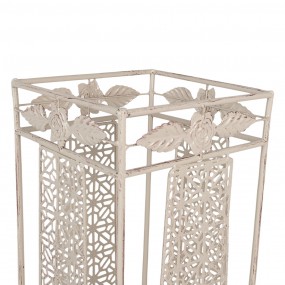 26Y5664 Umbrella Stand 24x24x49 cm White Metal Umbrella Holder