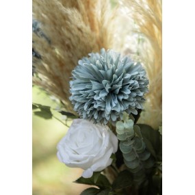 26PL0269 Artificial Flower 54 cm Green Blue Plastic