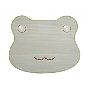 2BM0005 Badematte 60x48x1 cm Grün Polyester Frosch