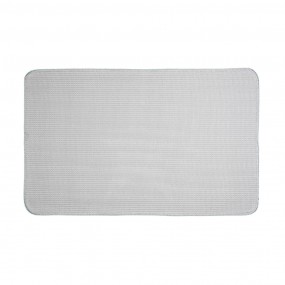 2BM0010BL Tapis de bain 78x48x1 cm Bleu Polyester Étoile Rectangle