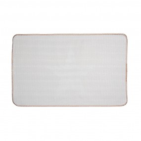 2BM0010CH Bath Mat 78x48x1 cm Brown Polyester Star Rectangle