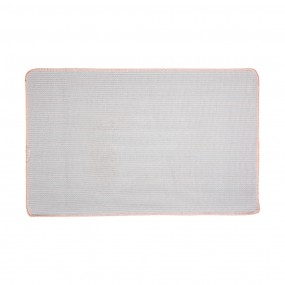 2BM0010P Bath Mat 78x48x1 cm Pink Polyester Star Rectangle