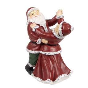 26PR3912GG Christmas Decoration Figurine Santa Claus 12x8x15 cm Red Plastic