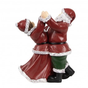 26PR3912GG Christmas Decoration Figurine Santa Claus 12x8x15 cm Red Plastic