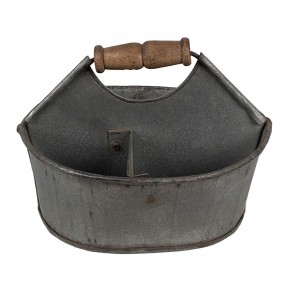 26UNY0014 Plant Holder 20x18x16 cm Grey Iron Round Planter