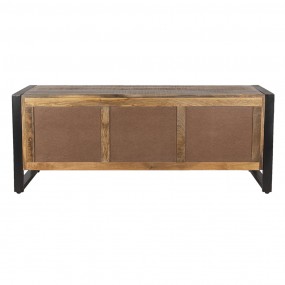 2MT50475 Meuble TV 140x40x55 cm Marron Bois Meuble de télévision