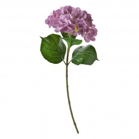 25PL0069 Artificial Flower Hydrangea 67 cm Purple Plastic