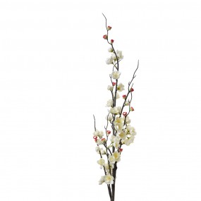 25PL0110W Fiore artificiale 115 cm Bianco Plastica Piante artificiale