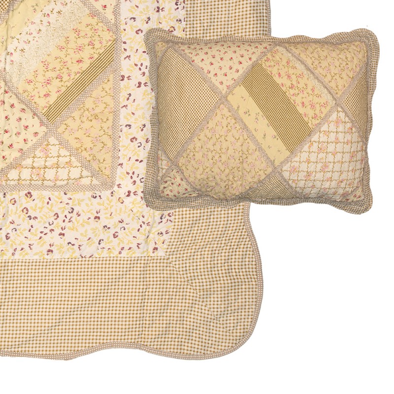 Q198.060 Couvertures 180x250 cm Vert Beige Polyester