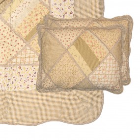 2Q198.061 Tagesdecke 230x250 cm Grün Beige Polyester Bettdecke