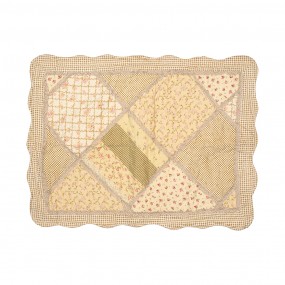 2Q198.061 Tagesdecke 230x250 cm Grün Beige Polyester Bettdecke