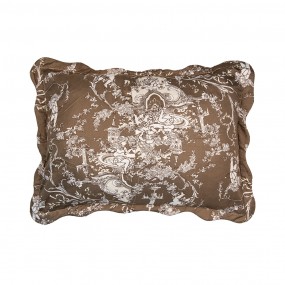 2Q205.061 Couvertures 230x250 cm Marron Beige Polyester Couvre-lit