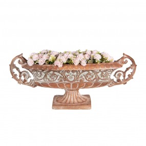 25MG0049 Planter 81x19x36 cm Brown Ceramic material