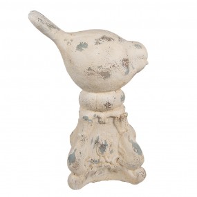 26MG0058 Figurine décorative Oiseau 33x21x47 cm Beige Matériau céramique