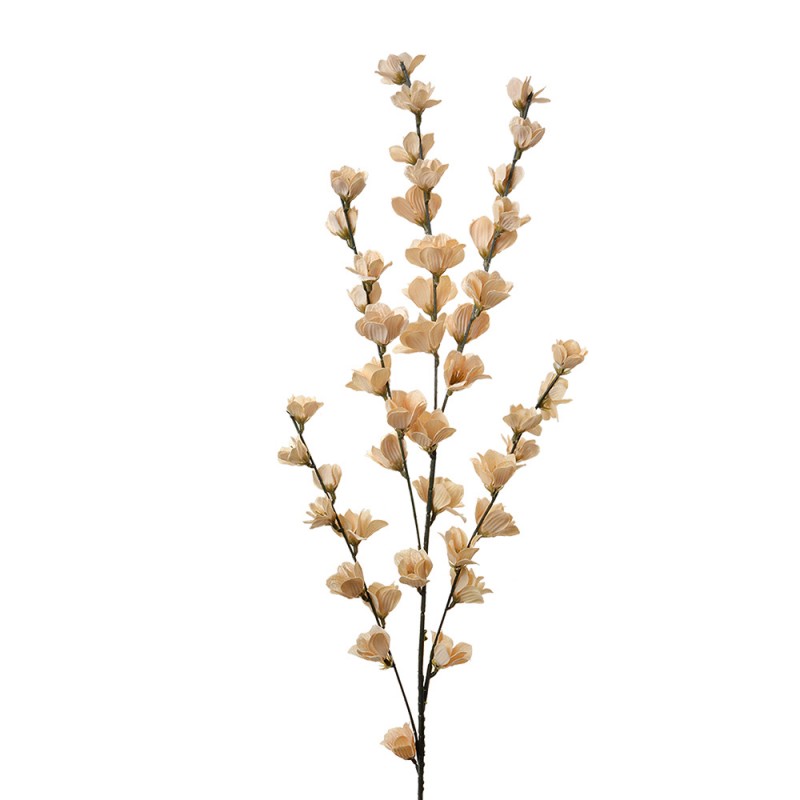 5PL0115W Fleur artificielle 102 cm Beige Plastique