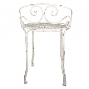 26Y5666 Stool Ø 44x67 cm White Metal Plant Table