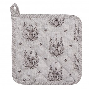 2GTW45 Manique 20x20 cm Beige Coton Cerf