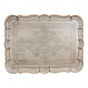 265758 Tray 40x30 cm Grey Plastic Rectangle