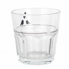 2LBSGL0011 Wasserglas 200 ml Transparant Glas Vögel Trinkbecher