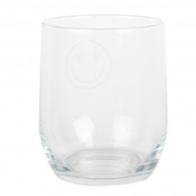 2BHSGL0006 Waterglas 300 ml Transparant Glas Smile Drinkbeker