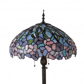 25LL-5453 Tiffany Stehlampe Ø 51x165 cm Mehrfarbig Glas Stehleuchte