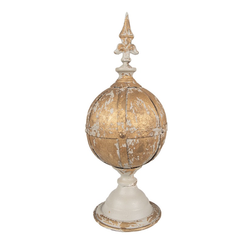 6Y5584 Decorative Ornament Ø 19x45 cm Brown Metal