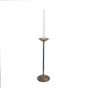 26Y5659 Candelabro Ø 11x35 cm Beige Metallo