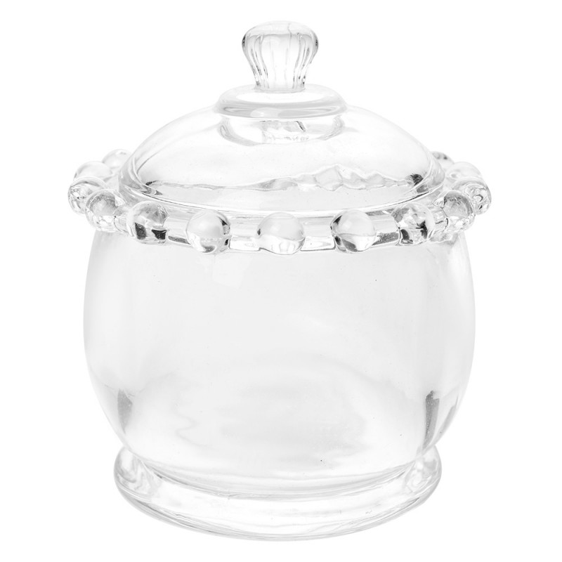 6GL5001 Pot de stockage Ø 8x10 cm Transparent Verre