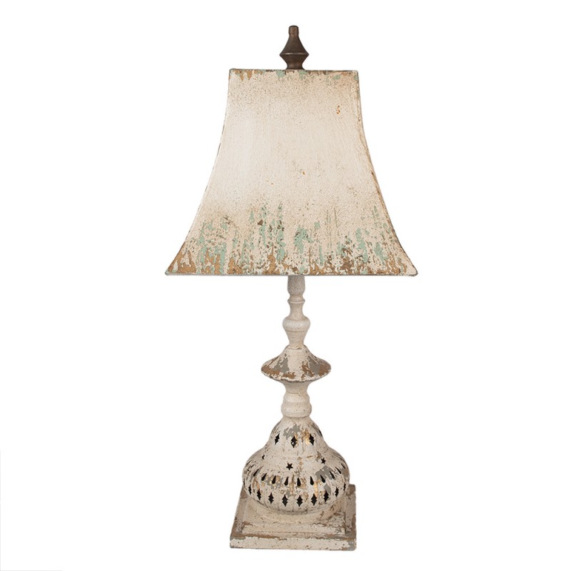 6LMC0092 Lampe de table Ø 29x67 cm Beige Métal