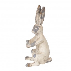 26Y5661 Figurine décorative Lapin 8x9x17 cm Beige Matériau céramique