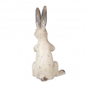 26Y5661 Decorative Figurine Rabbit 8x9x17 cm Beige Ceramic material