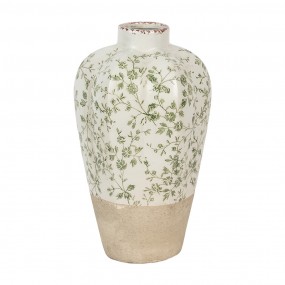 26CE1936M Vase Ø 21x34 cm Beige Green Ceramic