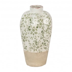 26CE1936M Vase Ø 21x34 cm Beige Green Ceramic