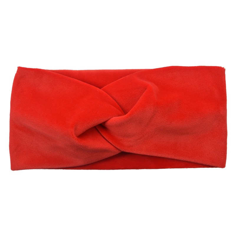 JZHB0108R Fascia per capelli donna 23x12 cm Rosso Sintetico Fasce per capelli per donne