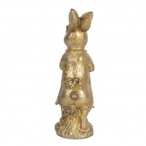 26PR3085GO Figurine Rabbit 15 cm Gold colored Polyresin Home Accessories