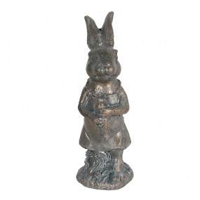 26PR3090CH Statuetta Coniglio 11 cm Marrone Poliresina Accessori per la casa