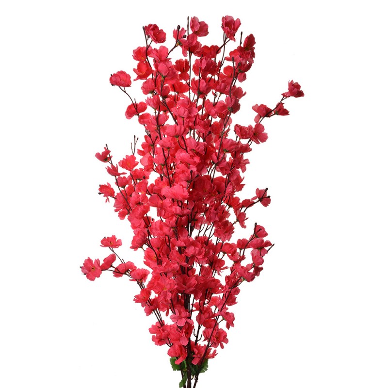 5PL0127F Fleur artificielle 100 cm Rose Plastique