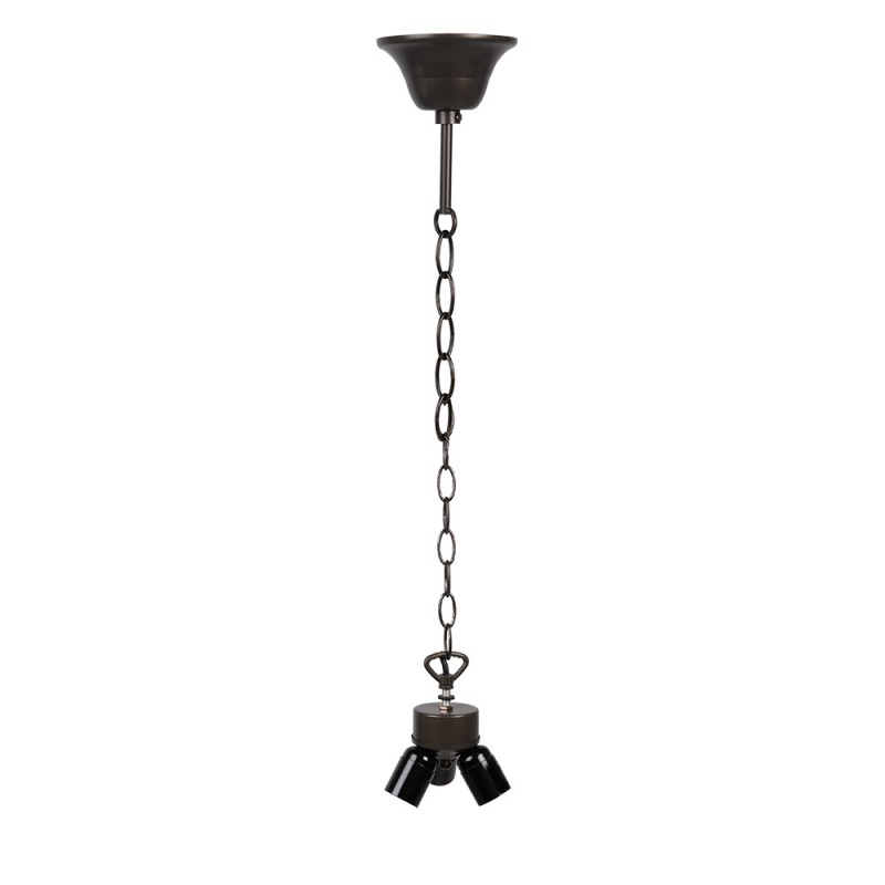 5LL-98 Suspension Tiffany 130 cm  Couleur or Fer Lampe à suspension