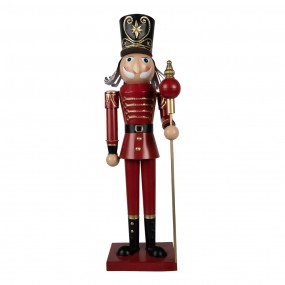 25Y1259 Christmas Decoration Nutcracker 60 cm Red Metal