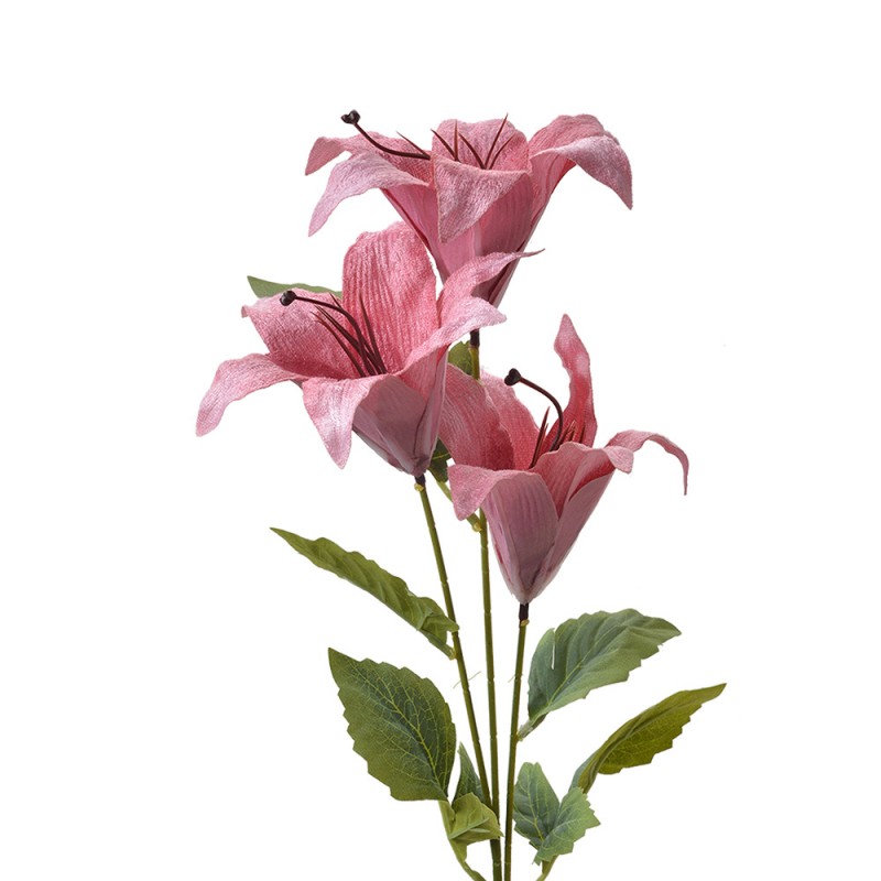 6PL0337P Kunstbloem 72 cm Roze Kunststof