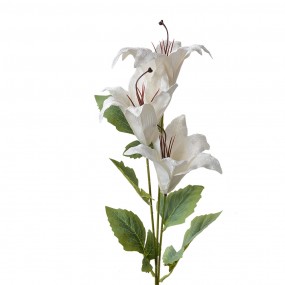 26PL0337W Artificial Flower 72 cm White Plastic