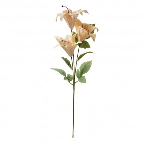 26PL0337Y Fleur artificielle 72 cm Beige Plastique