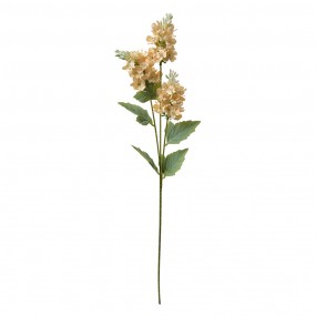 26PL0338W Fleur artificielle 71 cm Beige Plastique