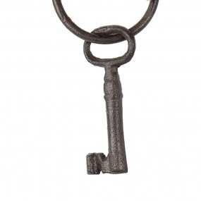 26Y5643 Decorative Keychain 6x3x13 cm Brown Metal