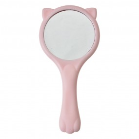 2JZCHBR0003 Brosse à cheveux 15x8x3 cm Rose Plastique Verre Chat