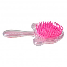 2JZCHBR0004 Brosse à cheveux 15x9x3 cm Rose Plastique Chien