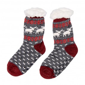 2JZSKSET0001 Chaussettes de Noël Set de 12 one size Multicolore Synthétique Cerf