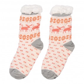 2JZSKSET0001 Chaussettes de Noël Set de 12 one size Multicolore Synthétique Cerf