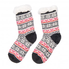 2JZSKSET0002 Chaussettes de Noël Set de 12 one size Multicolore Synthétique Flocons de neige